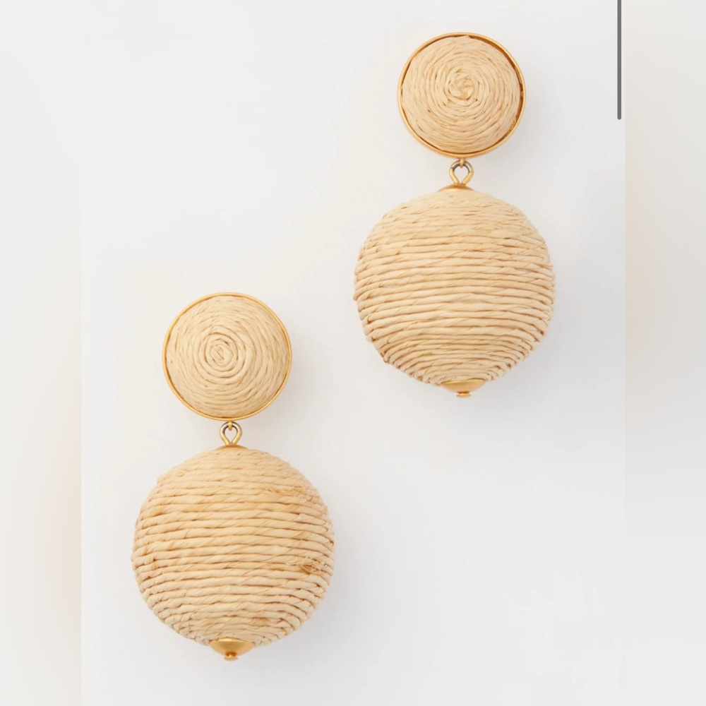 TUCKERNUCK JEWELRY Raffia Lantern Earrings
